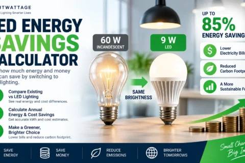LED energy saving calculator