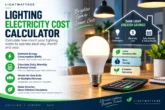 Lighting energy cost calculator